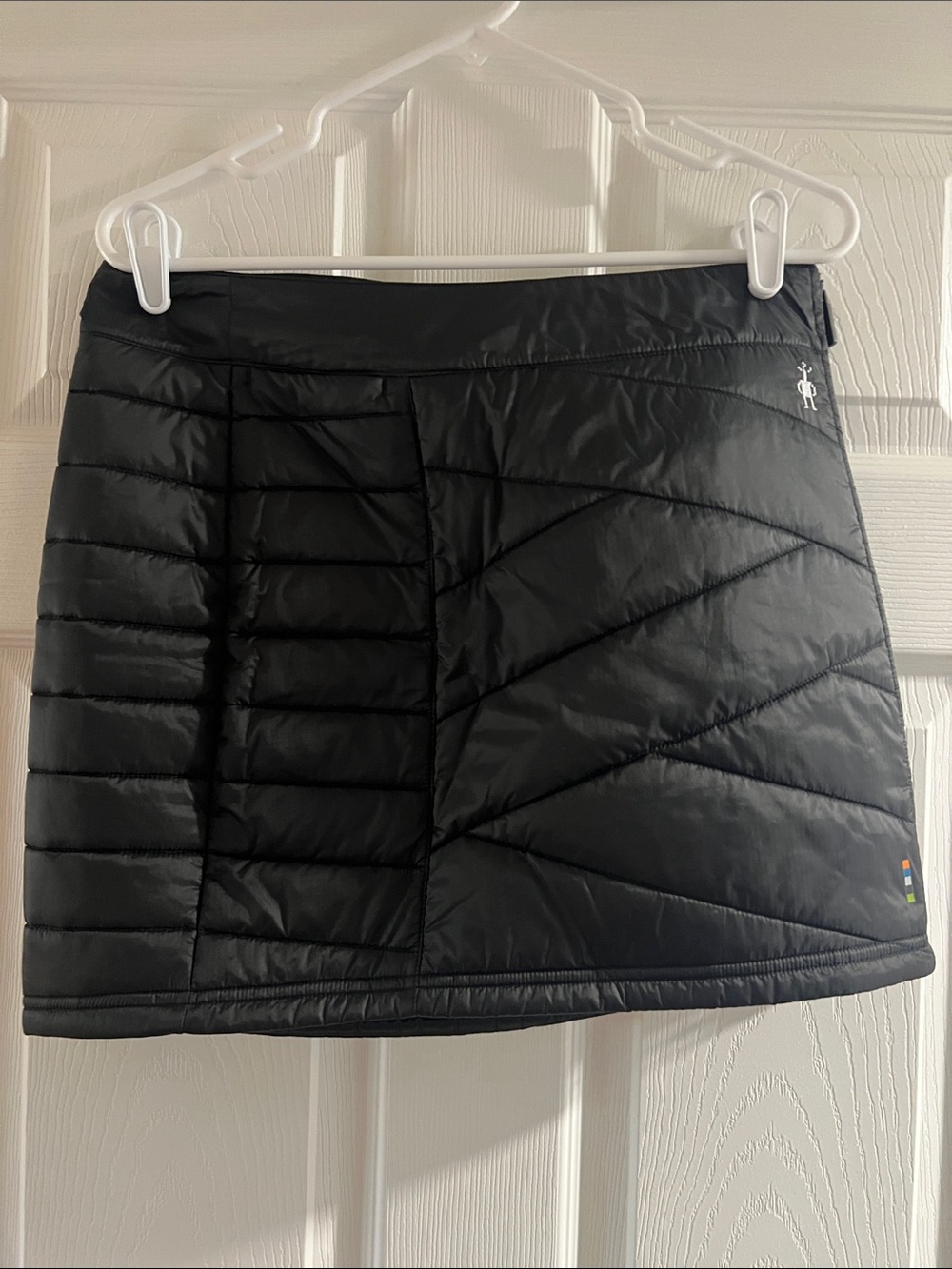 Smartwool Black Quilted Insulated Mini Skirt
